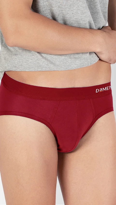 Value-Deal Deo-Soft Briefs Complete Black, Tango Red, Navy Knots