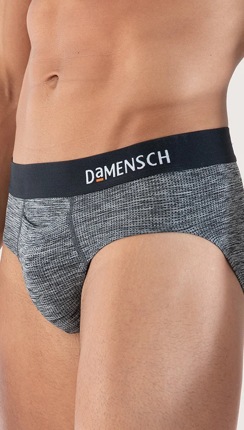 Deo-Soft Brief Charcoal Black