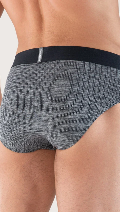 Deo-Soft Brief Charcoal Black