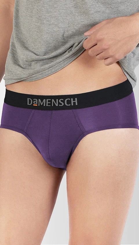 Deo-Soft Briefs Grape