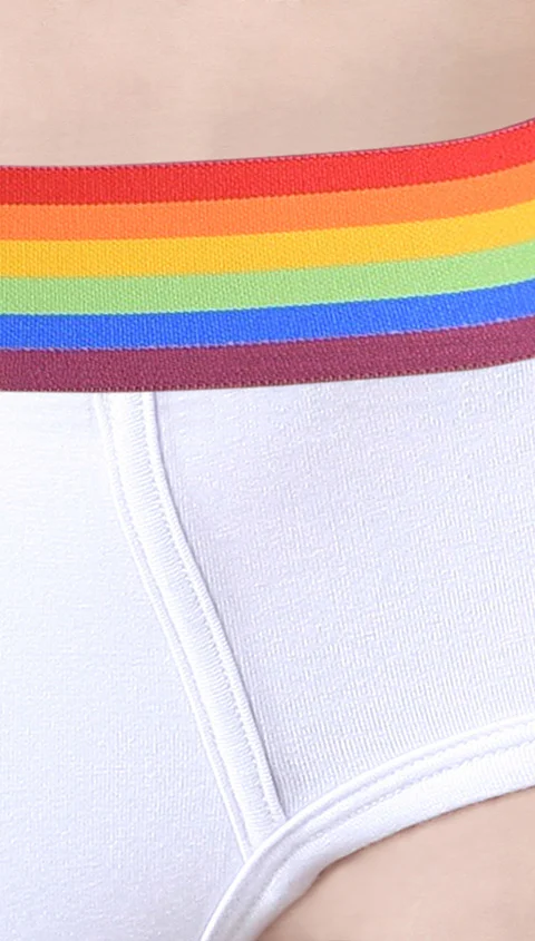 Deo-Soft Briefs Pride White