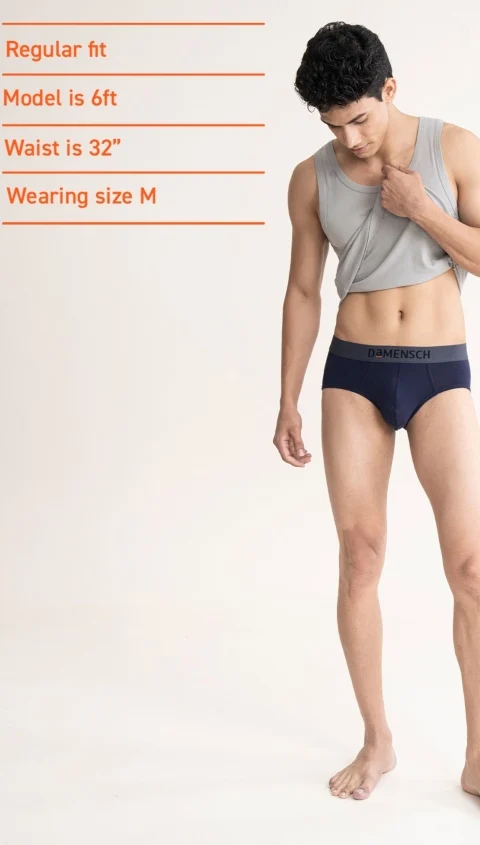 Deo-Soft Briefs Denim Blue- Old