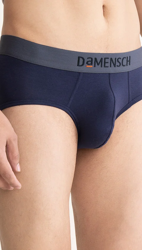 Deo-Soft Briefs Denim Blue- Old
