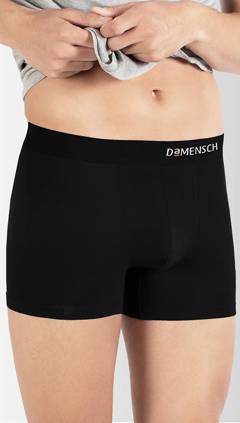 Value-Deal Deo-Soft Trunks Misty Blue, Complete Black