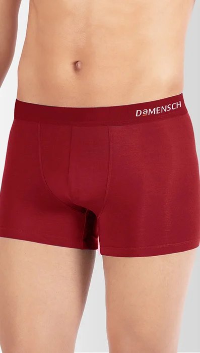 Value-Deal Deo-Soft Trunks Arctic Grey, Tango Red