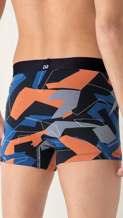 Value-Deal Deo-Soft Trunks Misty Blue, Complete Black