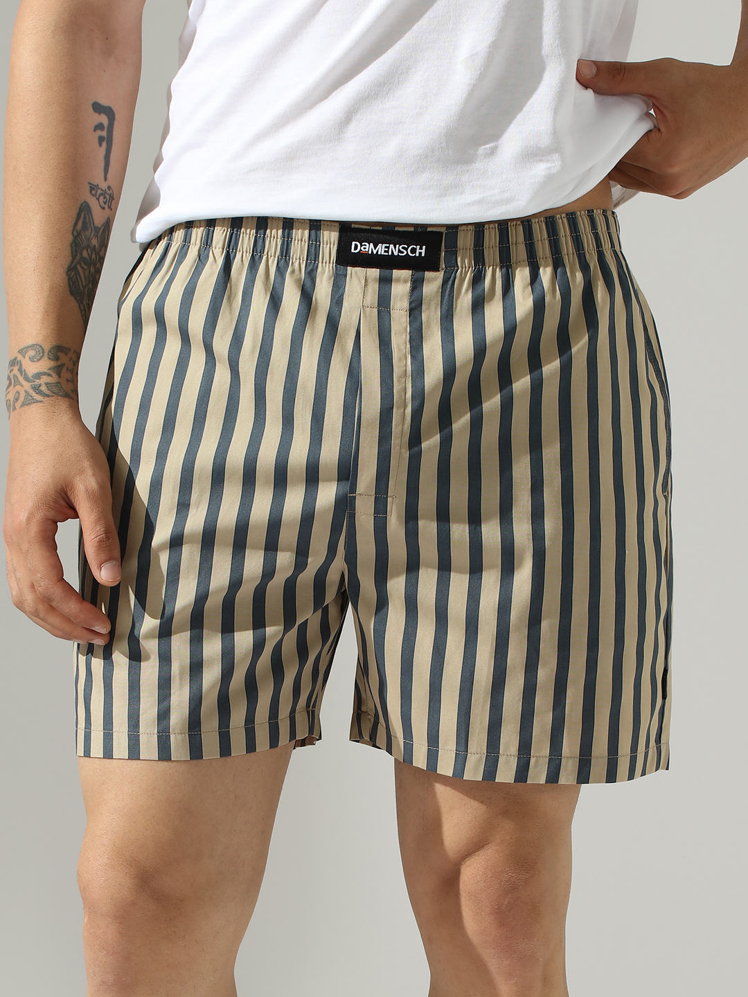 BREEEZE Ultra-light Boxer Shorts Banded Beige