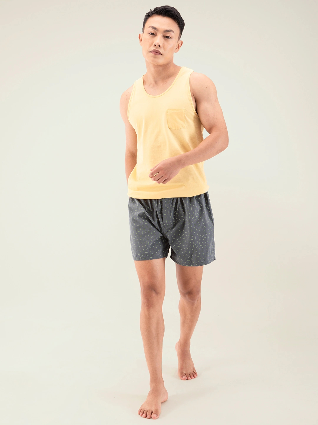 BREEEZE Ultra-light Inner Boxers Alberta Grey