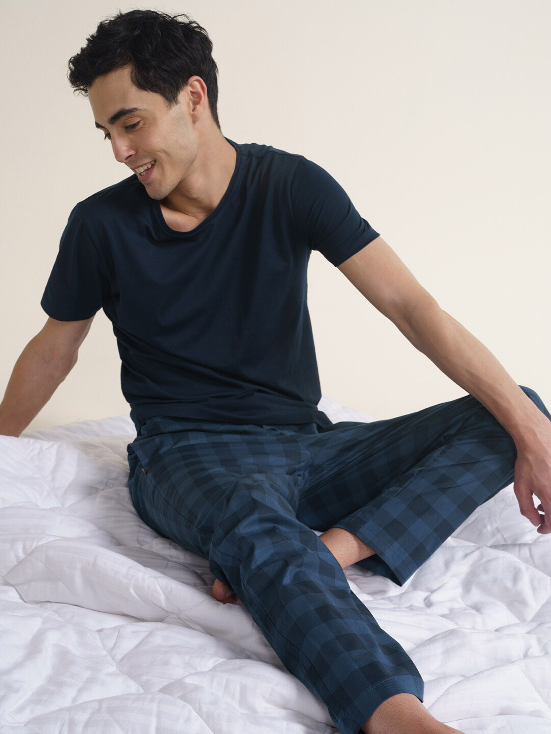 The Stretch Pyjama Pants Slumber Navy