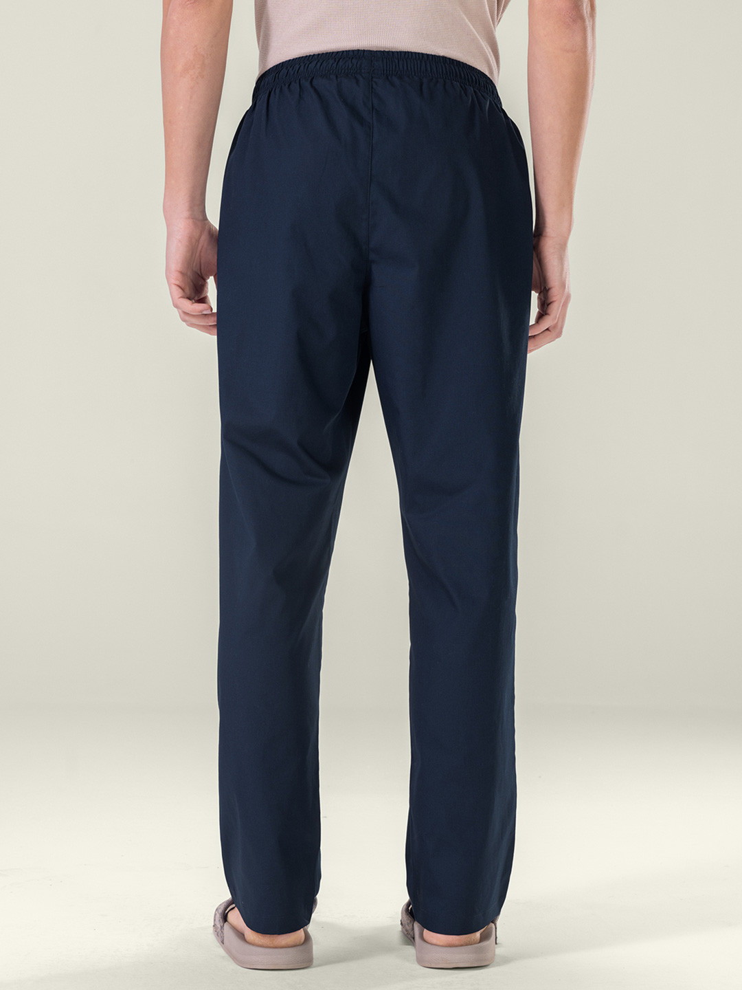 Relaxed Fit Pyjama Solid Colombo Blue S