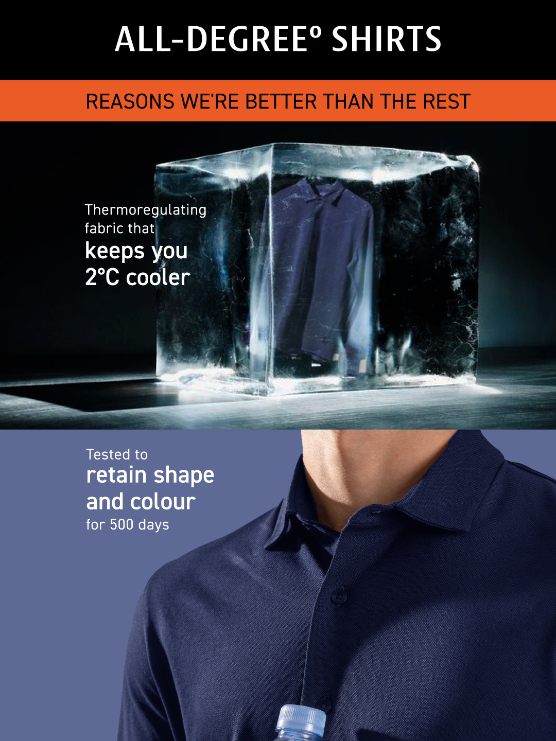 Constant All-Degree Pique Shirts Full Sleeves Ivory White