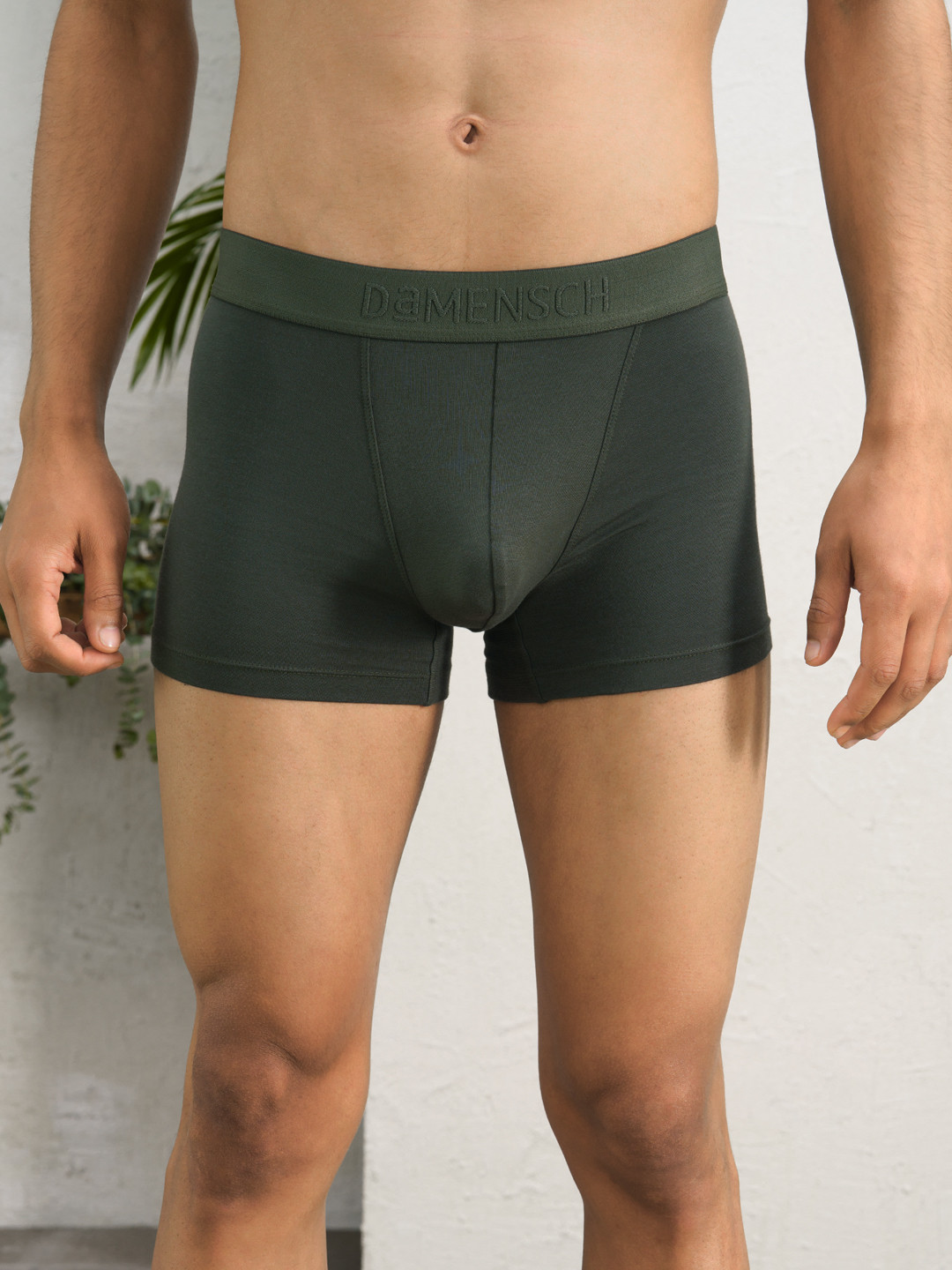 Deo-Soft Trunks Grey Green