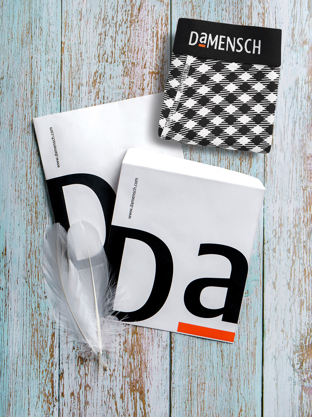 Deo-Soft Trunks Black Check & Mate