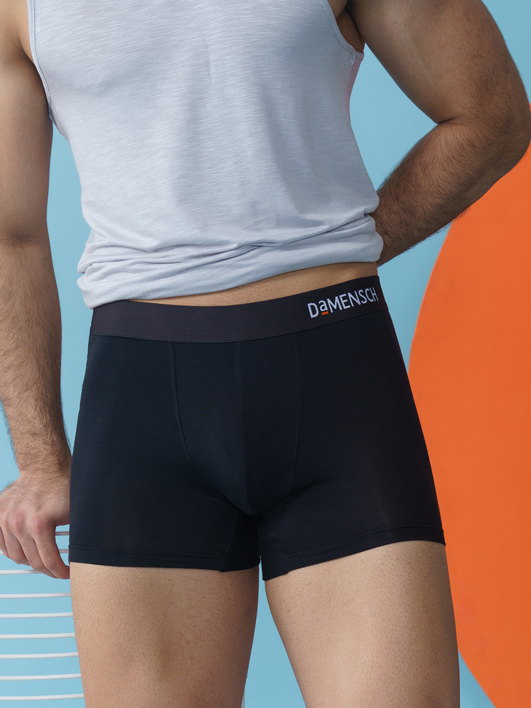 Deo-Soft Trunks Bold-Complete Black