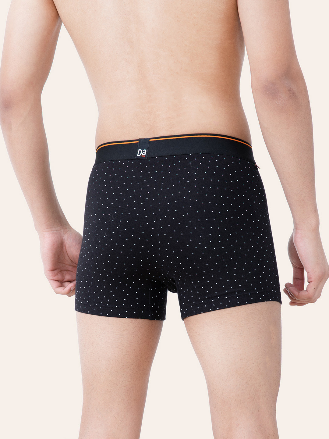 Deo-Cotton Trunk- Black Space Dot