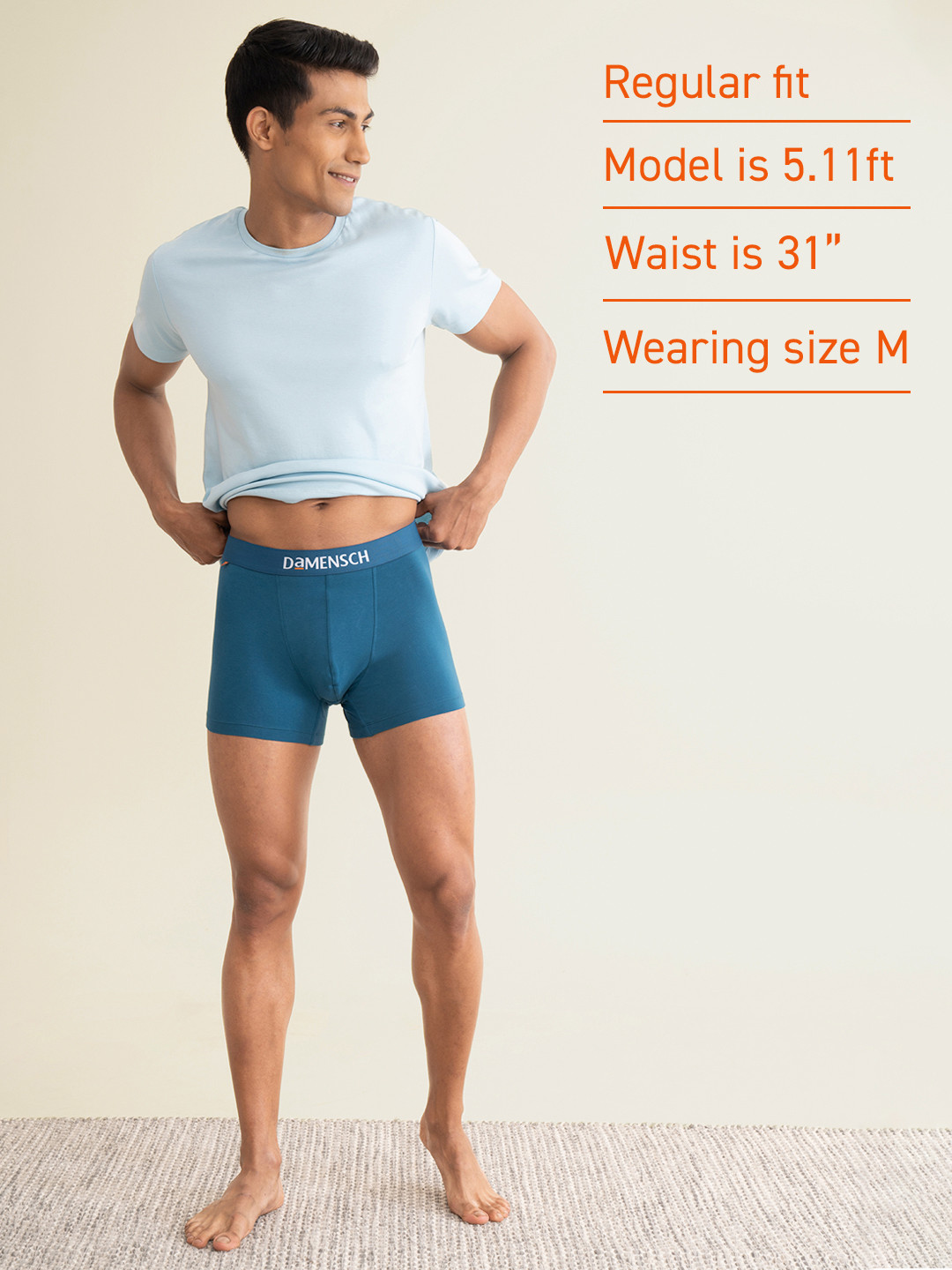 Deo-Cotton Trunk- Lysons Blue