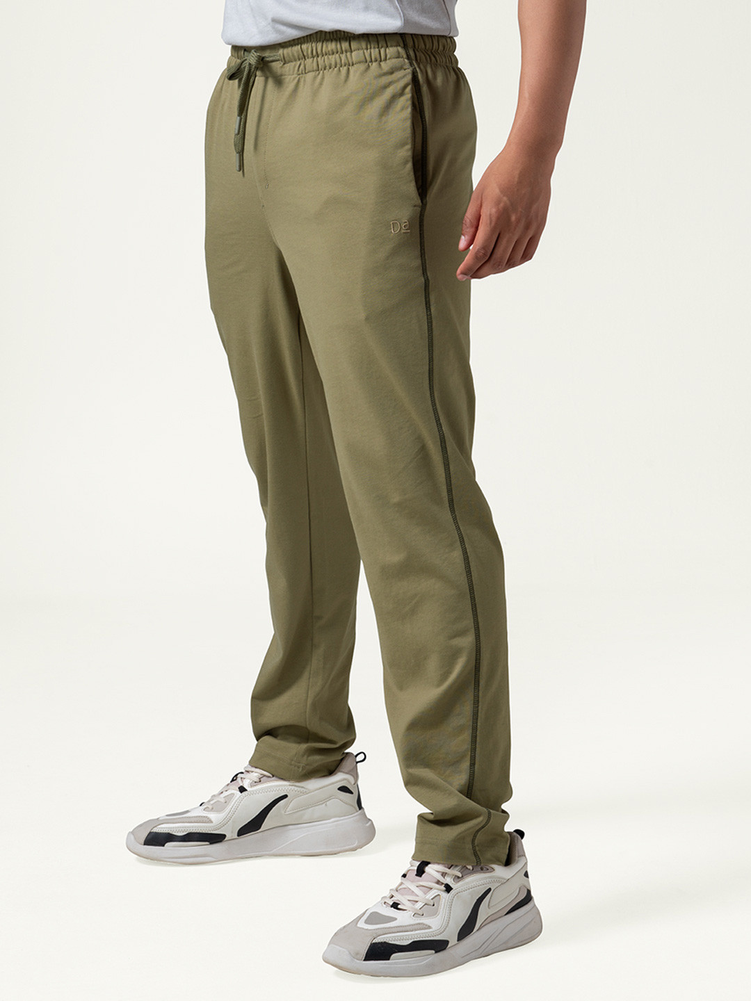 Statement Jersey Track Pant Moss Green
