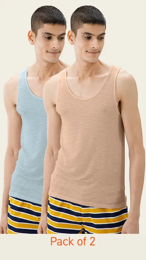 Value-Deal Neo-Skin Vests Breezy Beige, Ice Blue