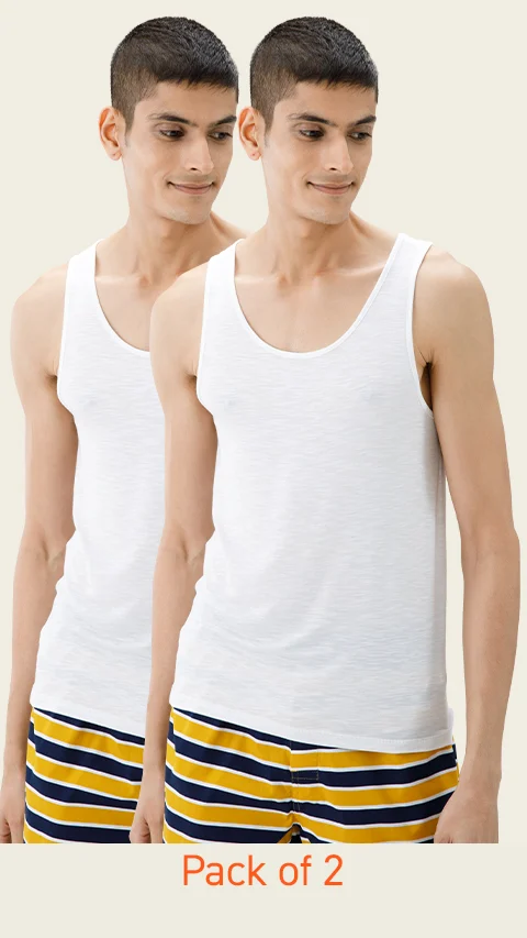 Value-Deal Neo-Skin Vests Bright White, Bright White