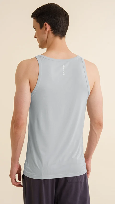 Neo-Skin Bamboo Vest Square Neck Grey Goose
