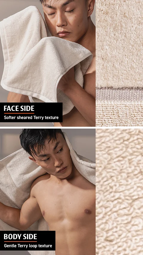 Better-Basic Bath Towels- Pack Of 2 (Serene Beige, Midday Maroon)