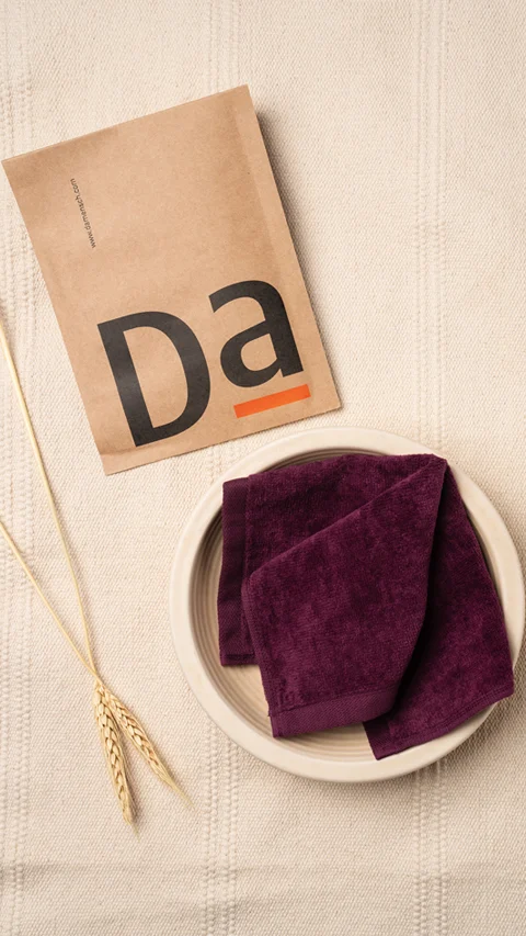 Better-Basic Face Towels- Pack Of 2 (Midday Maroon, Twilight Grey)