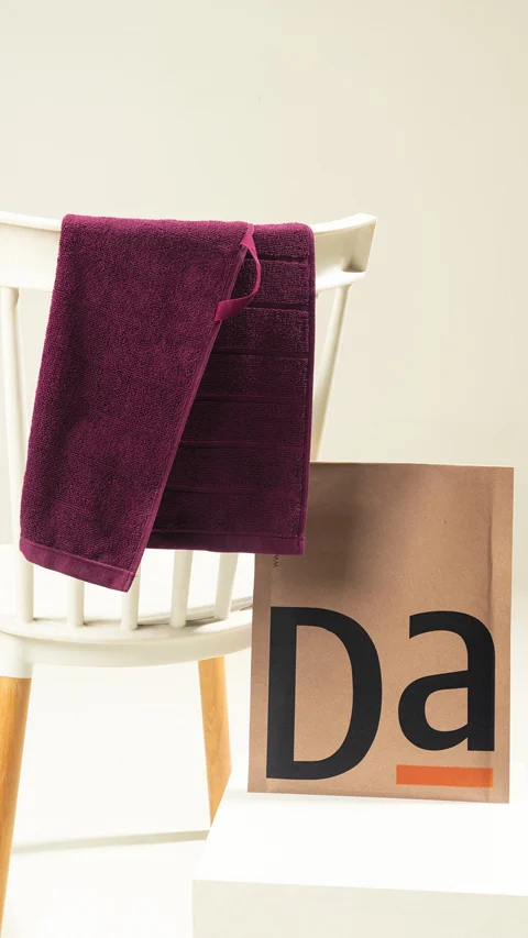 Better-Basic Hand Towels- Pack Of 2 (Midday Maroon, Twilight Grey)
