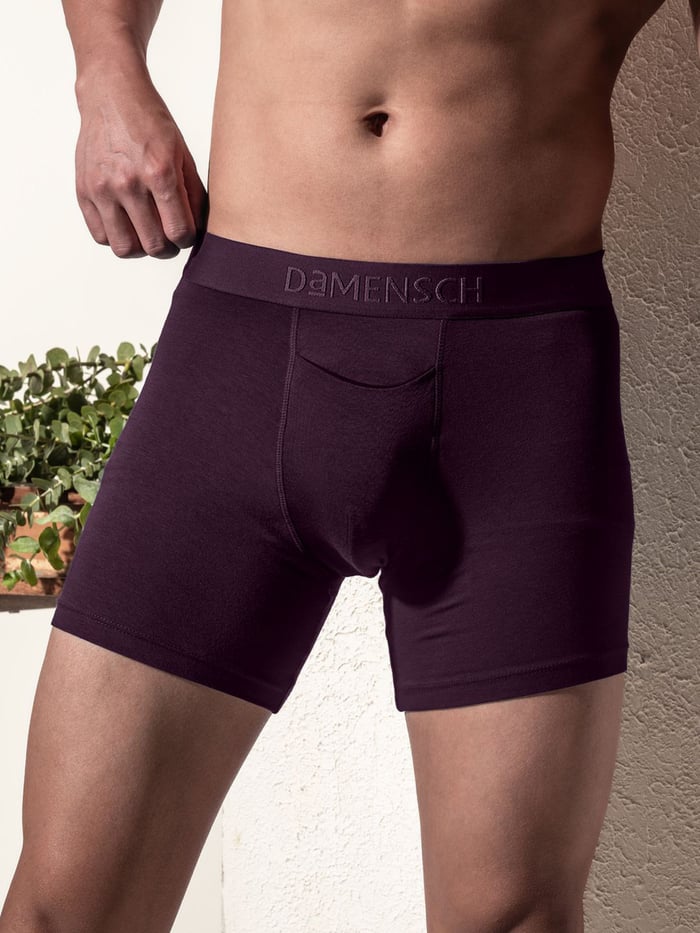 Deo-Soft Boxer Briefs Potent Purple