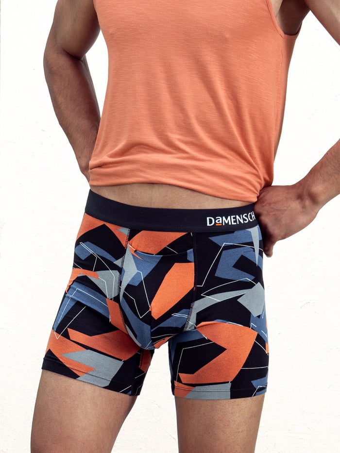 Deo-Soft Boxer Briefs Misty Blue