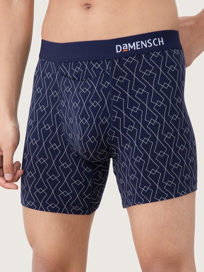 Deo-Soft Boxer Briefs Navy Knots