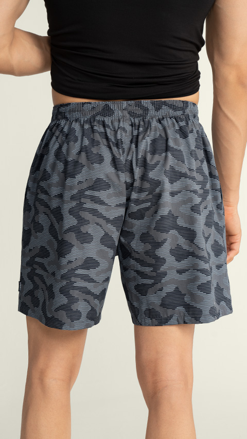 Buy Mens Digital Camo Grey Boxer Shorts Online | DaMENSCH
