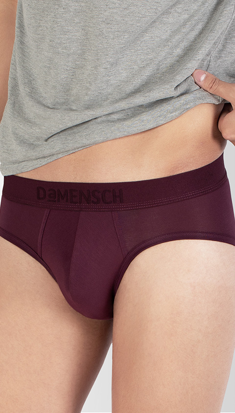 Value-Deal Deo-Soft Briefs Potent Purple, Wayne Black