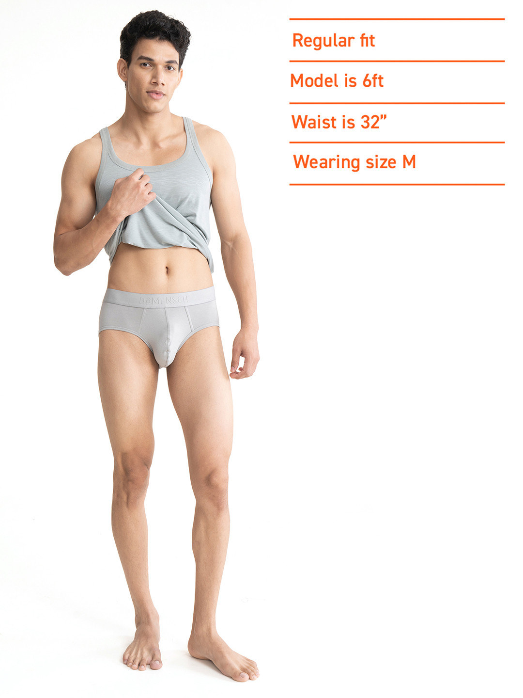 Deo-Soft Briefs Space Grey