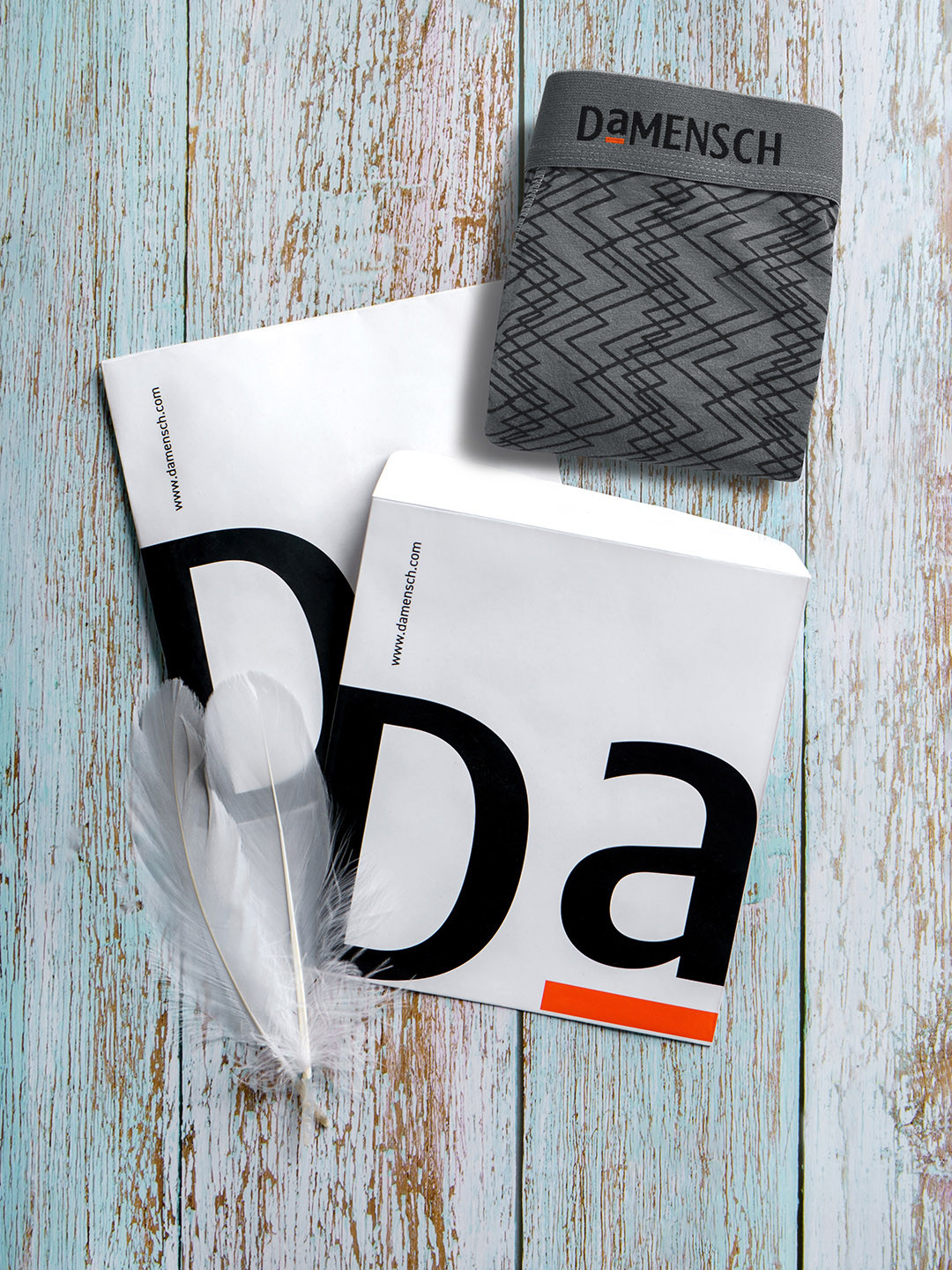 Deo-Soft Briefs Grey Grid