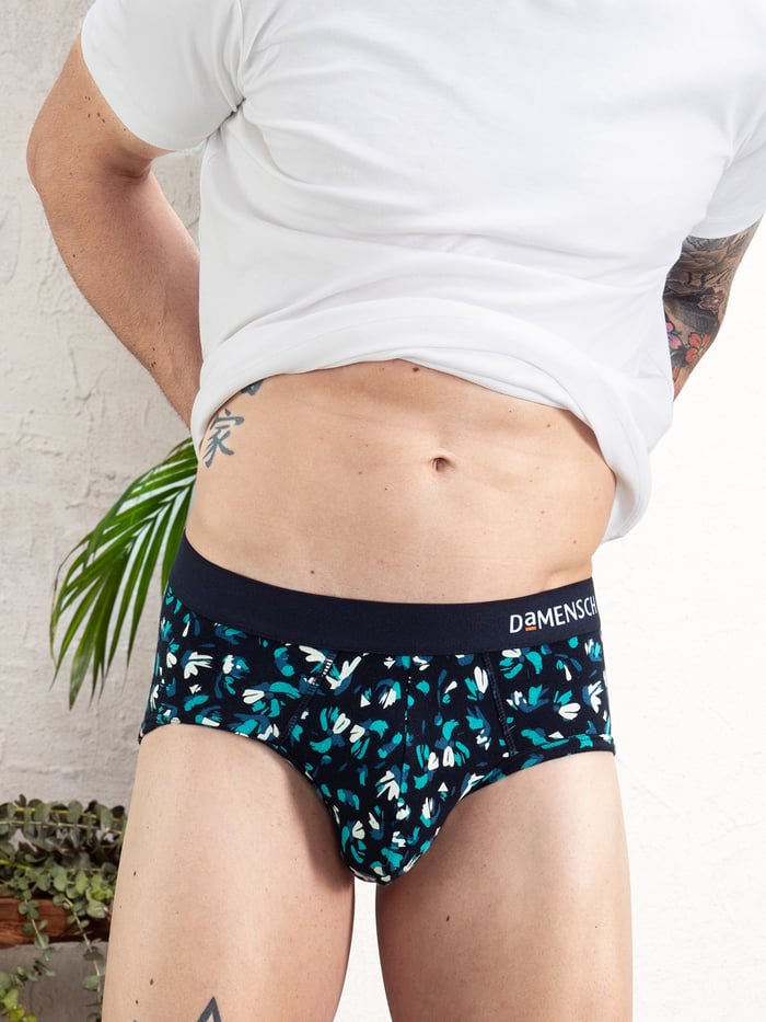 Deo-Soft Briefs Tropical Black