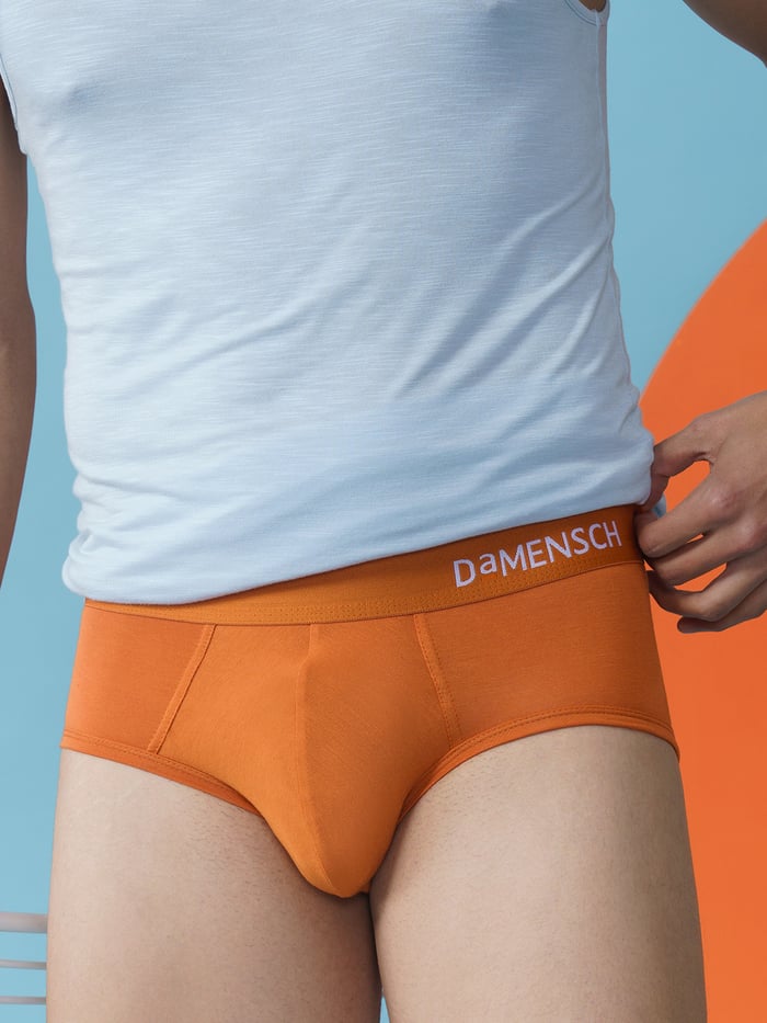 Deo-Soft Briefs Bold-Gold Flame