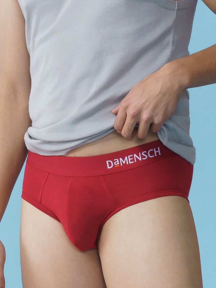 Deo-Soft Briefs Bold-Tango Red
