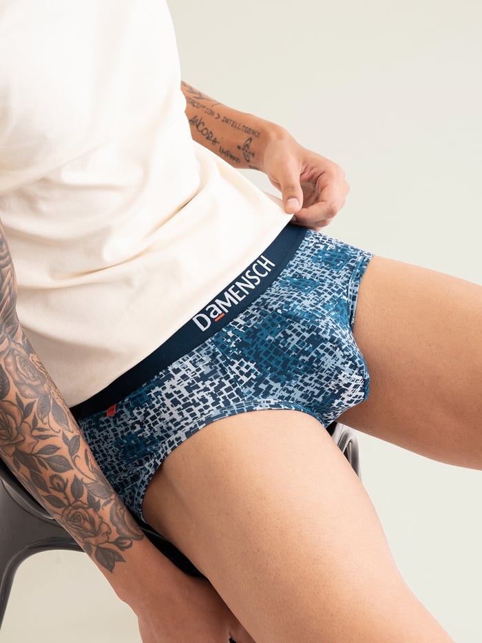 Deo-Cotton Brief- Soft Chambray