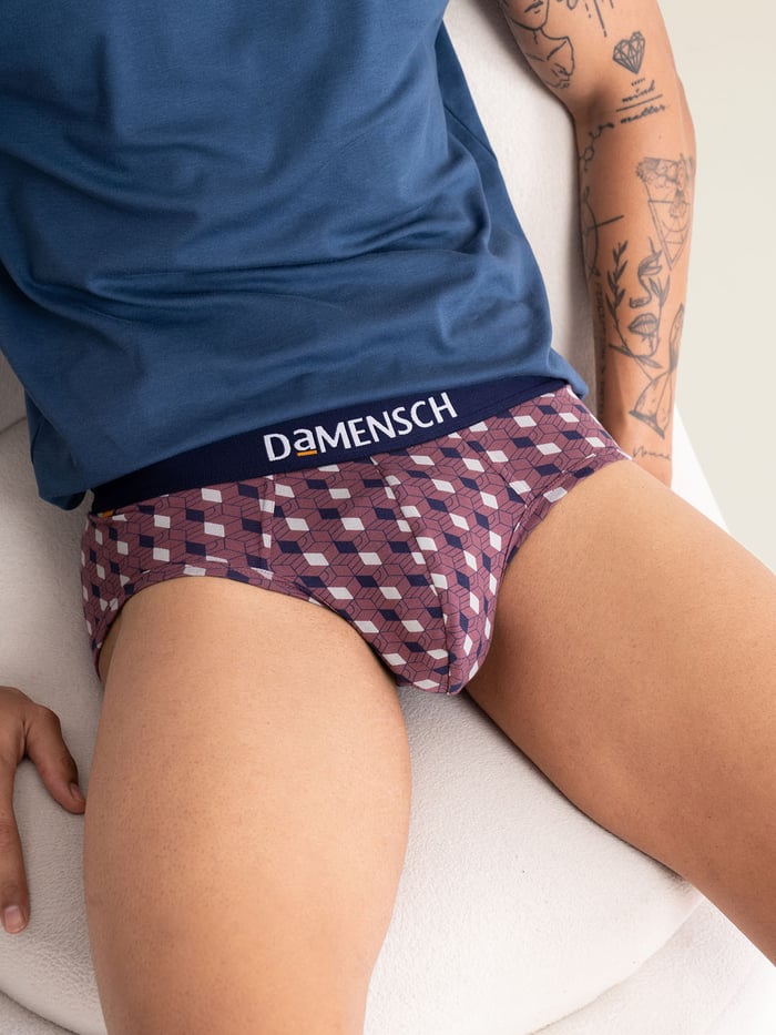 Deo-Cotton Brief- Tulipwood