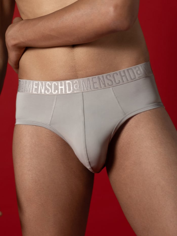 Unreal Brief- Silver Grey