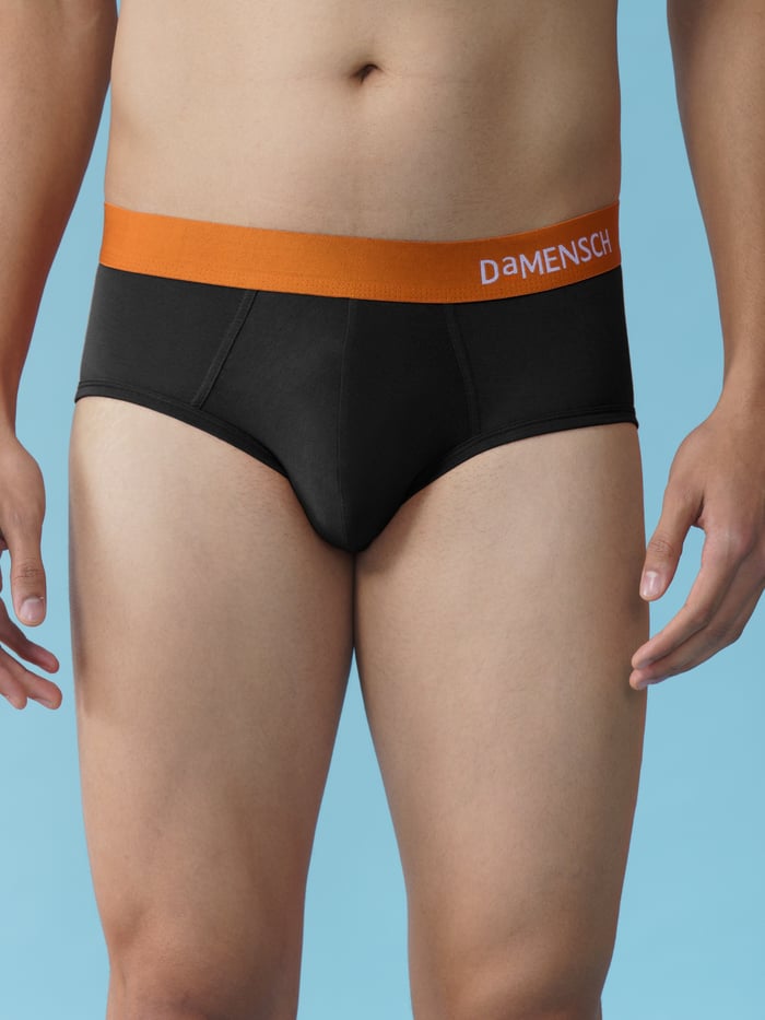 Deo Soft Briefs Flame Black