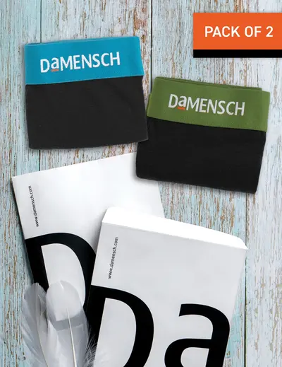 Value-Deal Deo-Soft Trunks - Moss Black, Ocean Black