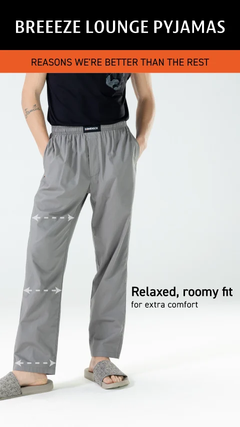 Breeeze Lounge Pyjama Las Grey