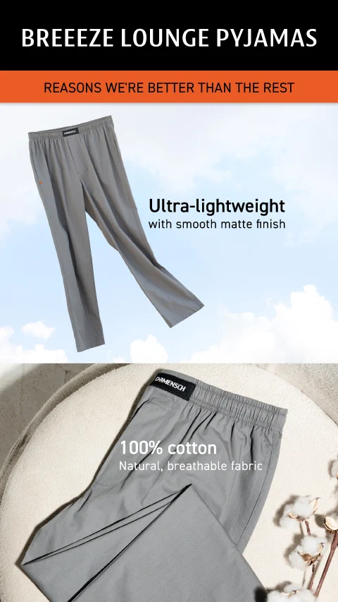 Breeeze Lounge Pyjama Las Grey