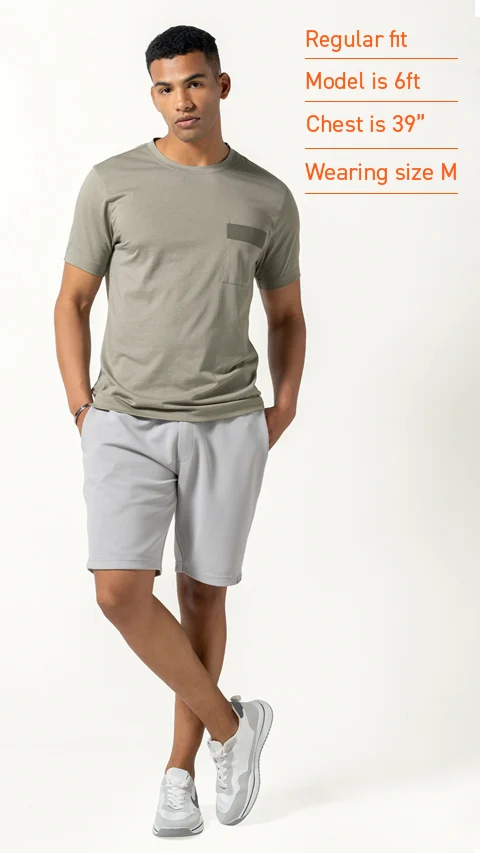 Breeeze Ultra-Light Pocket T-Shirt Smoke Gray