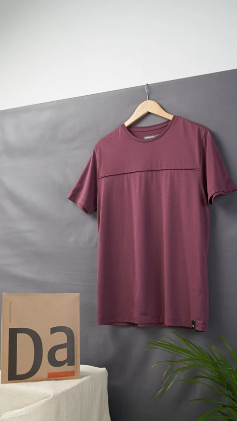 Breeeze Ultra-Light Solid T-Shirt Smokey Violet