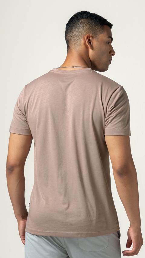 Damensch Breeeze Ultra-Light V-Neck T-Shirt Dusty Mauve