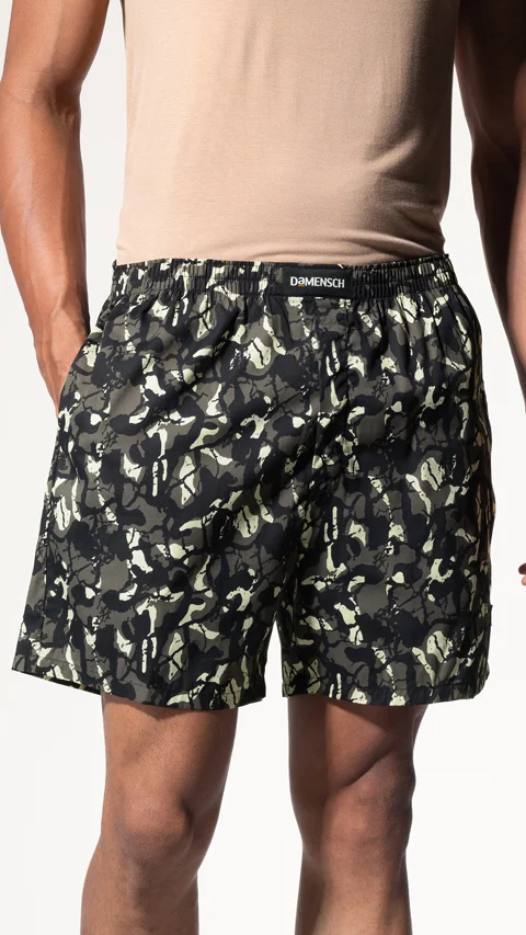 BREEEZE Ultra-light Boxer Shorts Camo Grey