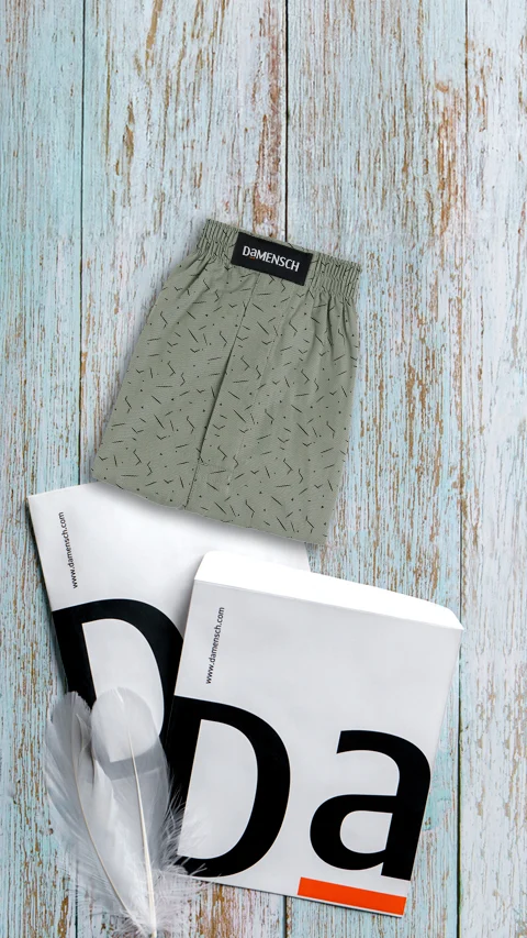BREEEZE Ultra-light Boxer Shorts Dot Green
