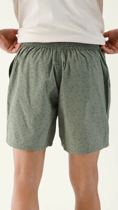 BREEEZE Ultra-light Boxer Shorts Dot Green